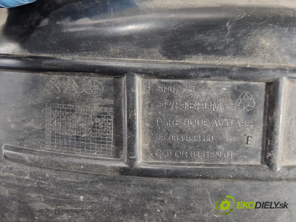Peugeot Expert III 2016- 2.0 hdi 122 hp manual 90 kW 1997 cm3 5- blatník: přední pravé 9808363380