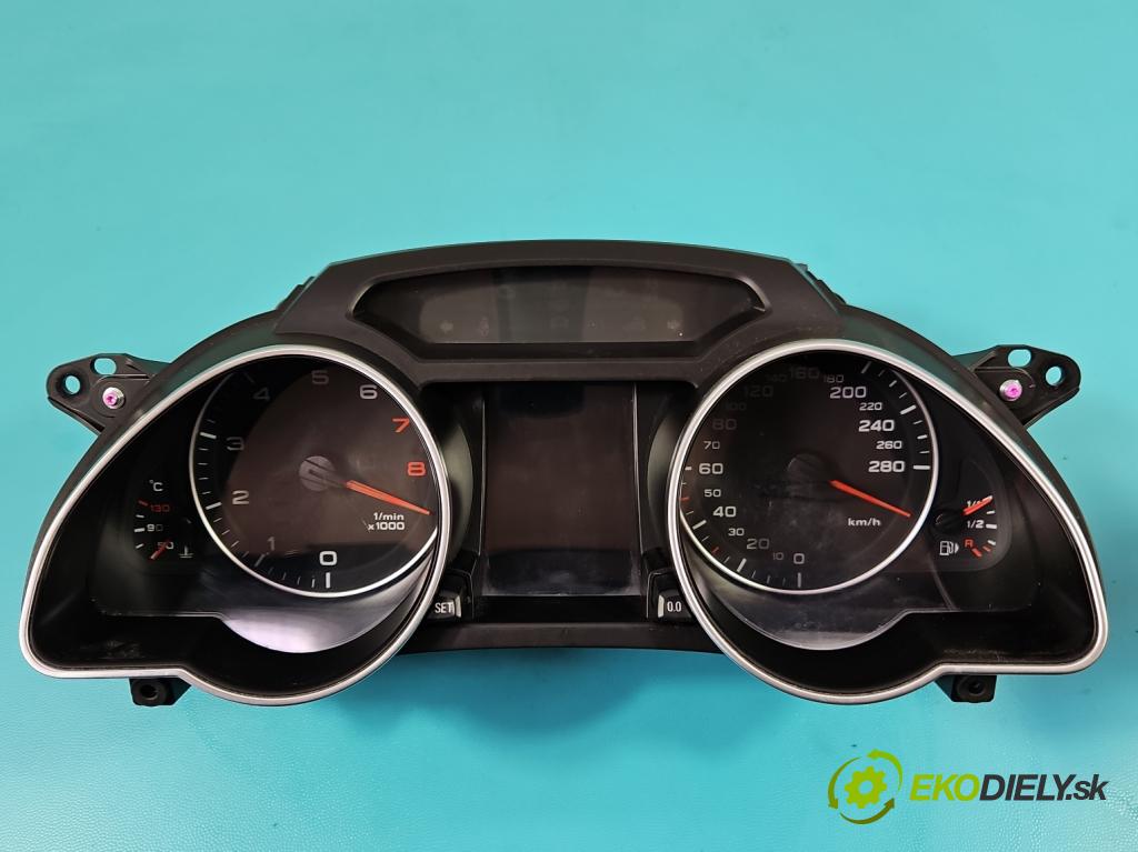 Audi A5 8T 2007-2016 2.0 TFSI 211KM manual 155 kW 1984 cm3 5- prístrojovka/ budíky 8T0920931C (Prístrojová doska)