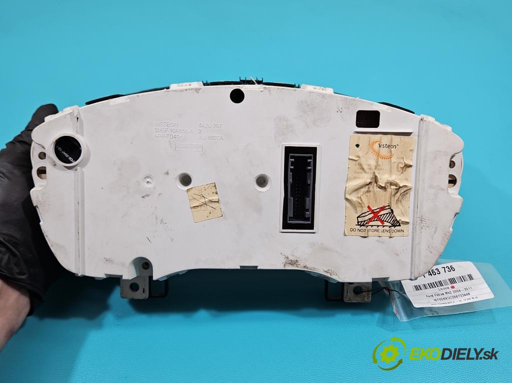 Ford Focus Mk2 2004-2011 1.6 tdci 90 HP manual 66 kW 1560 cm3 5- prístrojovka/ budíky 4M5T-10849-GP (Prístrojová doska)