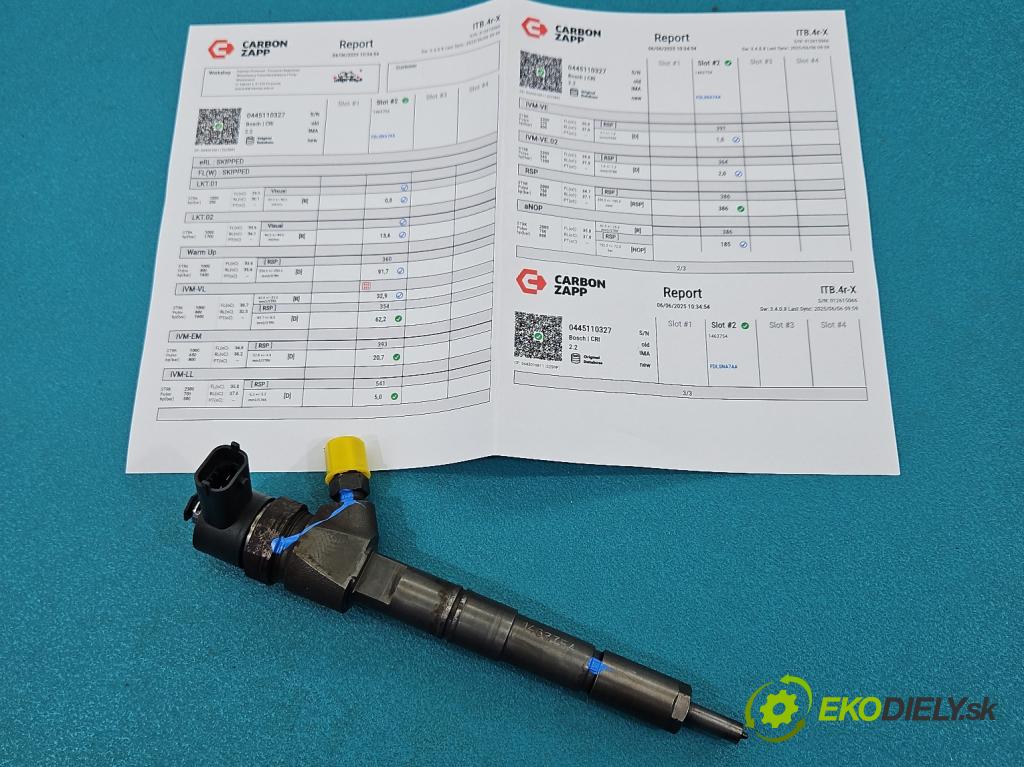 Opel Astra IV 2009-2015 2.0 cdti 165 HP automatic 121 kW 1956 cm3 5- vstrek 0445110327 (Vstrekovač paliva)