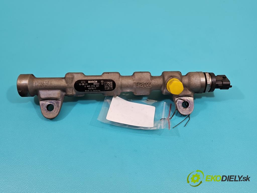 Opel Astra IV 2009-2015 2.0 cdti 165 HP automatic 121 kW 1956 cm3 5- lišta vstrekovacia 0445214221 (Vstrekovacia lišta)