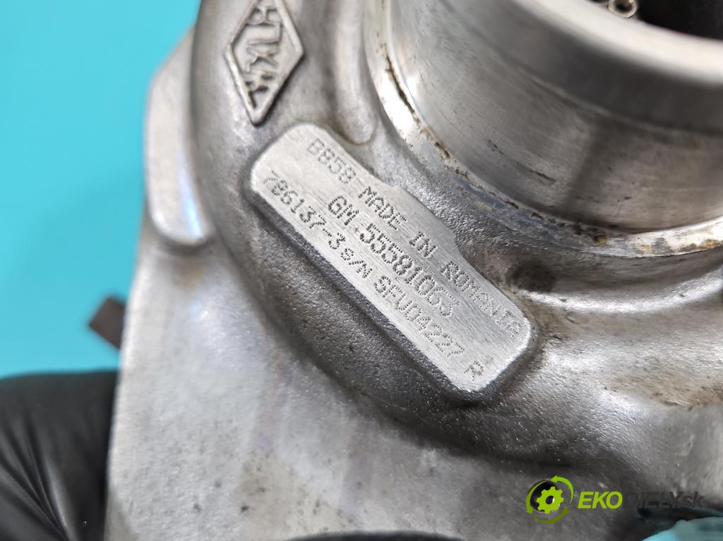 Opel Astra IV 2009-2015 2.0 cdti 165 hp automatic 121 kW 1956 cm3 5- Turbodmychadlo 786137-3 (Kompletní turbodmychadlo)