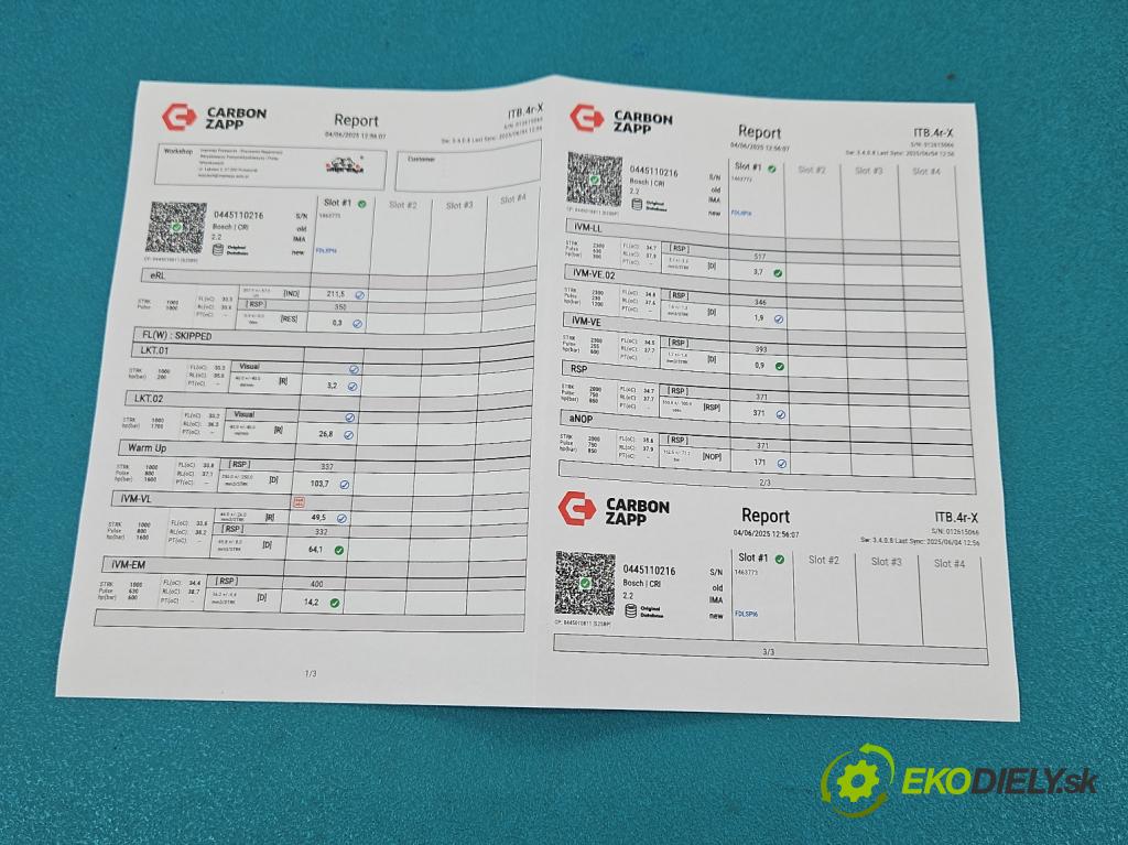 Bmw 3 E90 2005-2013 2.0d 163 HP manual 120 kW 1995 cm3 4- vstrek 0445110216 (Vstrekovač paliva)