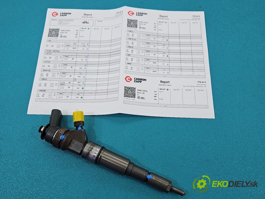 Bmw 3 E90 2005-2013 2.0d 163 HP manual 120 kW 1995 cm3 4- vstrek 0445110216 (Vstrekovač paliva)