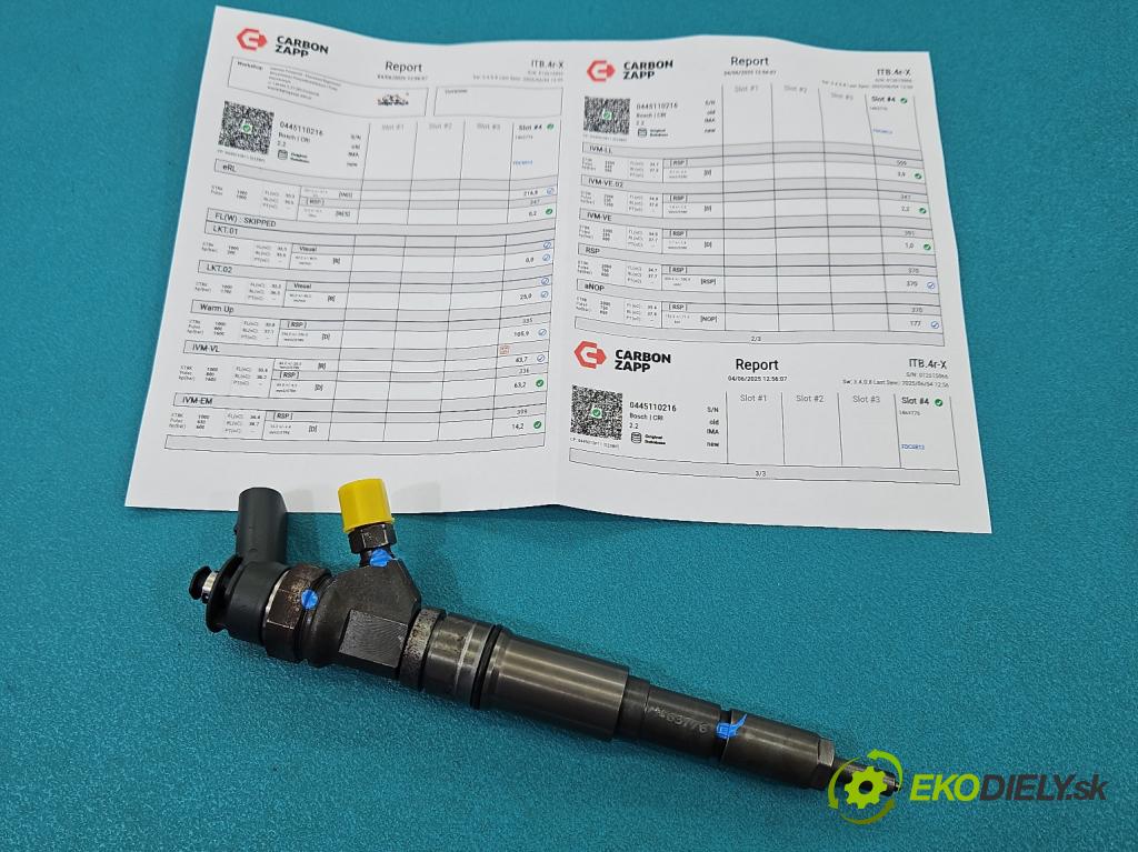 Bmw 3 E90 2005-2013 2.0d 163 HP manual 120 kW 1995 cm3 4- vstrek 0445110216 (Vstrekovač paliva)