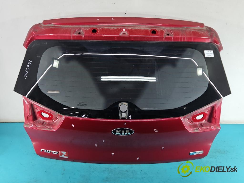 Kia Niro I 2016-2022 1.6 GDI 105 hp automatic 77,2 kW 1580 cm3 5- zadní kufrové dveře  (Zadní kapota (kufr))