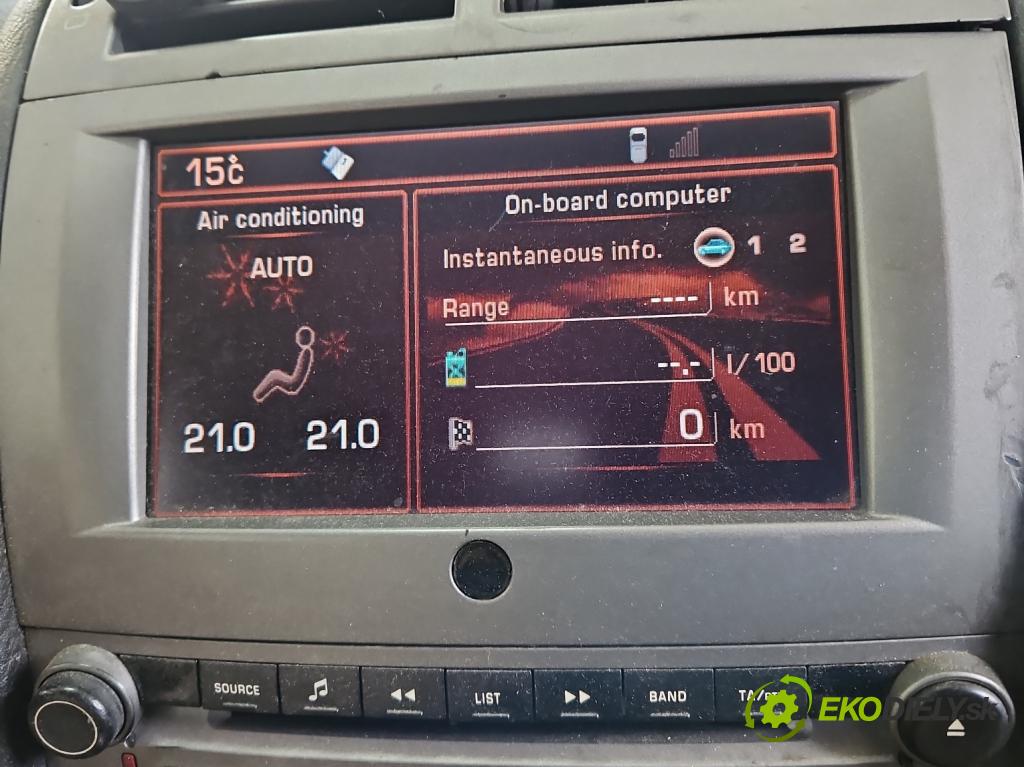 Peugeot 407 2.0 hdi 136 HP manual 100 kW 1997 cm3 4- Zobrazit: 9663321480 (Prístrojová doska)