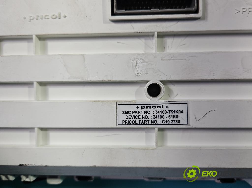 Suzuki Splash 1.2 16V 86 HP manual 63 kW 1242 cm3 5- prístrojovka/ budíky 34100-T51K04 (Prístrojová doska)