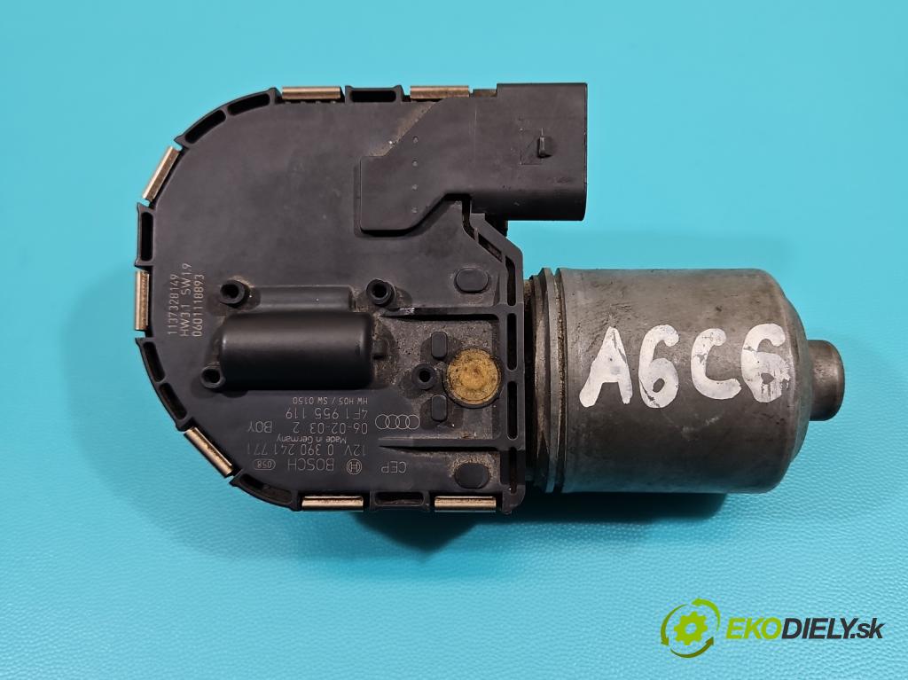 Audi A6 C6 2004-2011 2.0 tdi 140 hp manual 103 kW 1968 cm3 4- motor stěračů přední 0390241771