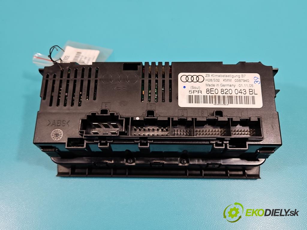 Audi A4 B7 2004-2008 2.0 tdi 140 HP automatic 103 kW 1968 cm3 5- panel kúrenia 8E0820043BL