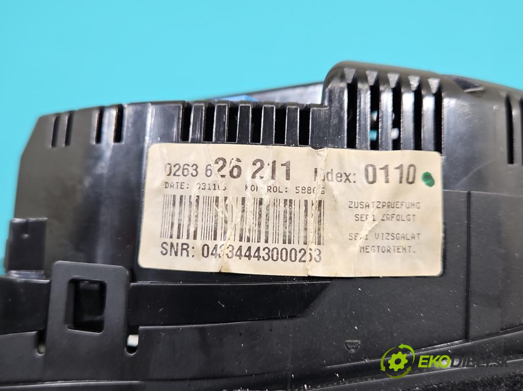 Audi A4 B7 2004-2008 2.0 tdi 140 HP automatic 103 kW 1968 cm3 5- prístrojovka/ budíky 0263626211 (Prístrojová doska)