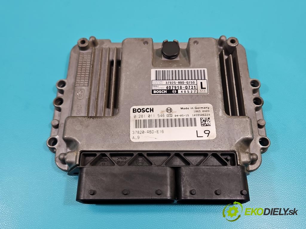 Honda Accord VII 2002-2008 2.2 140 HP manual 103 kW 2204 cm3 4- riadiaca jednotka motora 0281011546