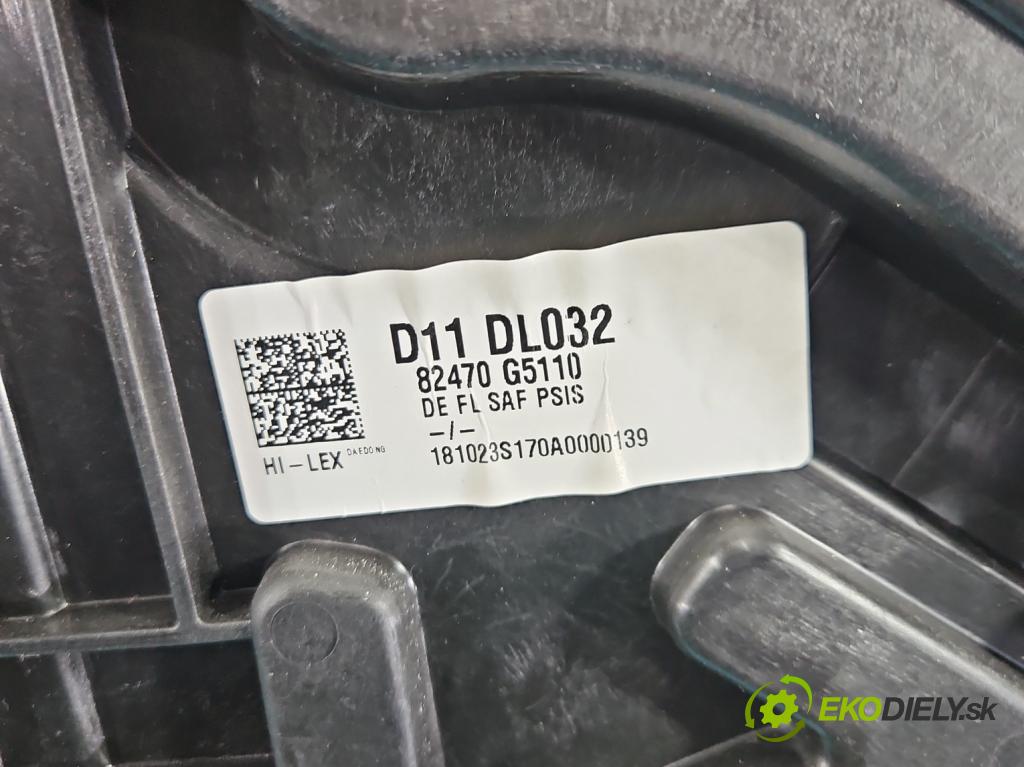 Kia Niro I 2016-2022 1.6 GDI 105 hp automatic 77,2 kW 1580 cm3 5- mechanismus stahování přední levý 82470G5110