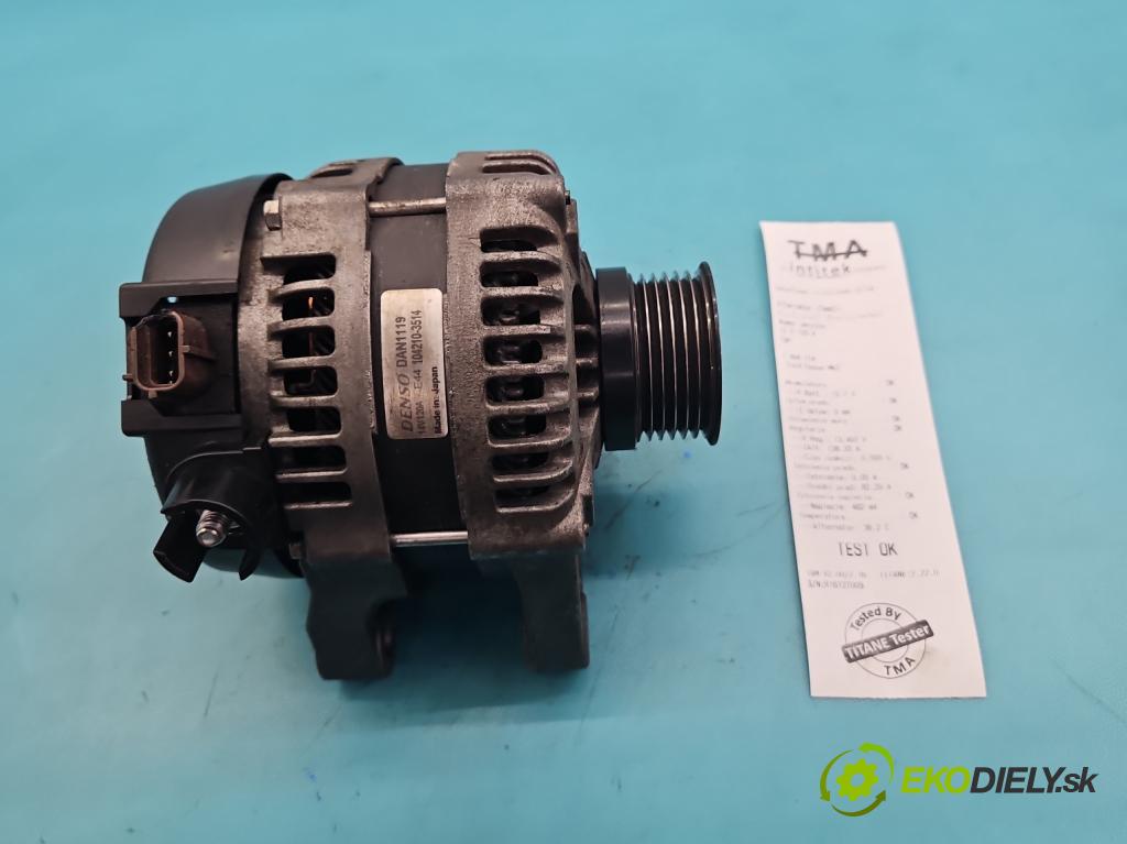 Ford Focus Mk2 2004-2011 1.6 tdci 90 HP manual 66 kW 1560 cm3 5- Alternator 104210-3514 (Alternátor)