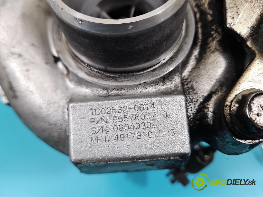 Ford Focus Mk2 2004-2011 1.6 tdci 90 HP manual 66 kW 1560 cm3 5- turbodúchadlo, turbo 49173-07503 (Turbodúchadlo (kompletné))