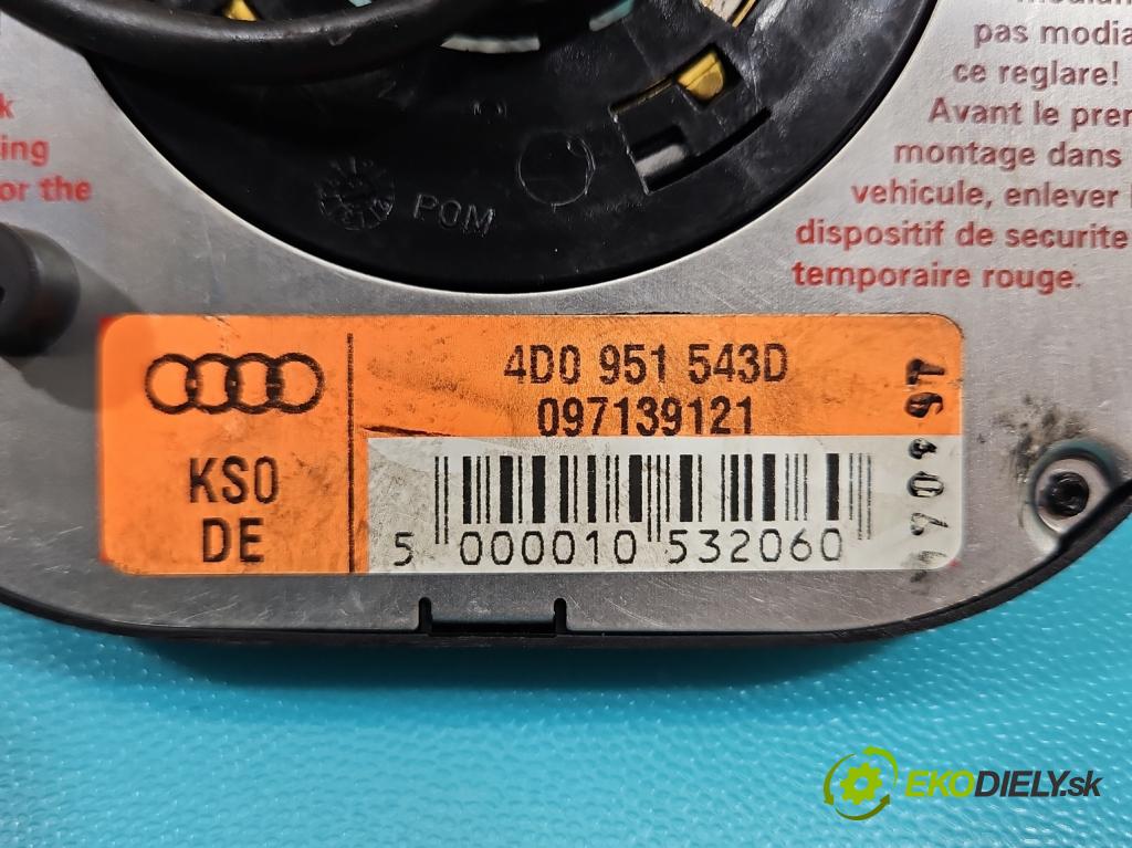 Audi A4 B5 1994-2001 1.9 tdi (AFN) 110 hp manual 81 kW 1896 cm3 5- Páska: airbag 4D0951543D (Airbagy)