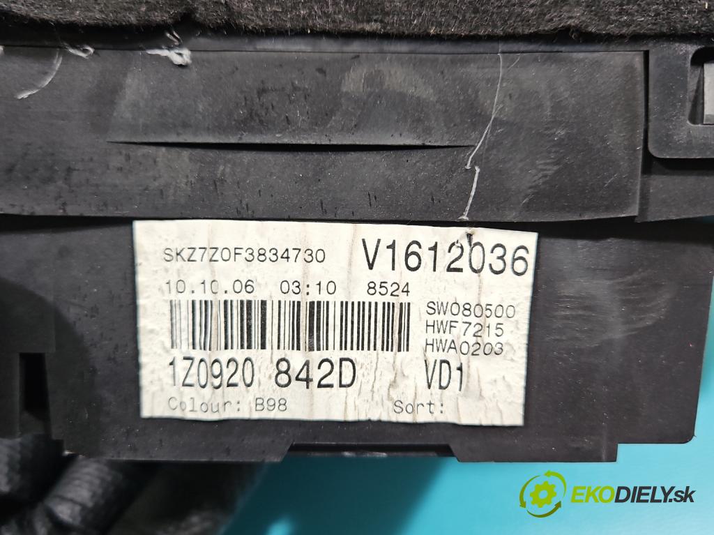 Skoda Octavia II 2004-2013 2.0 tdi 140 HP manual 103 kW 1968 cm3 5- prístrojovka/ budíky 1Z0920842D (Prístrojová doska)