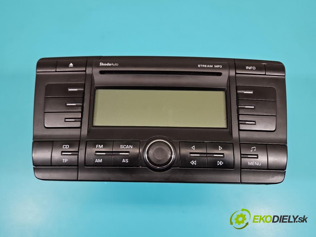 Skoda Octavia II 2004-2013 2.0 tdi 140 HP manual 103 kW 1968 cm3 5- Radio originál 1Z0035161C