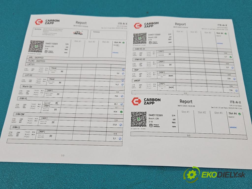 Skoda Yeti 2009-2017 2.0 tdi 140 HP manual 103 kW 1968 cm3 5- vstrek 0445110369 (Vstrekovač paliva)
