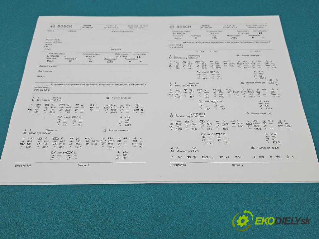 Audi A4 B7 2004-2008 2.0 tdi 140 hp automatic 103 kW 1968 cm3 5- vstřikovací čerpadlo 0414720229 (Vstřikovač paliva)