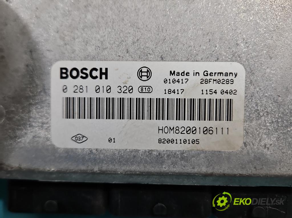 Renault Master II 1998-2010 2.2 dci 90 HP manual 66 kW 2188 cm3 5- riadiaca jednotka motora 0281010320