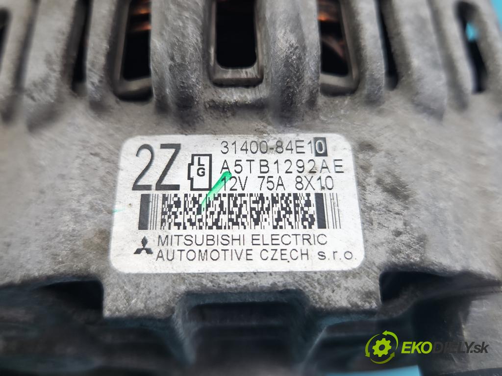 Suzuki Splash 1.2 16V 86 HP manual 63 kW 1242 cm3 5- Alternator A5TB1292AE (Alternátor)