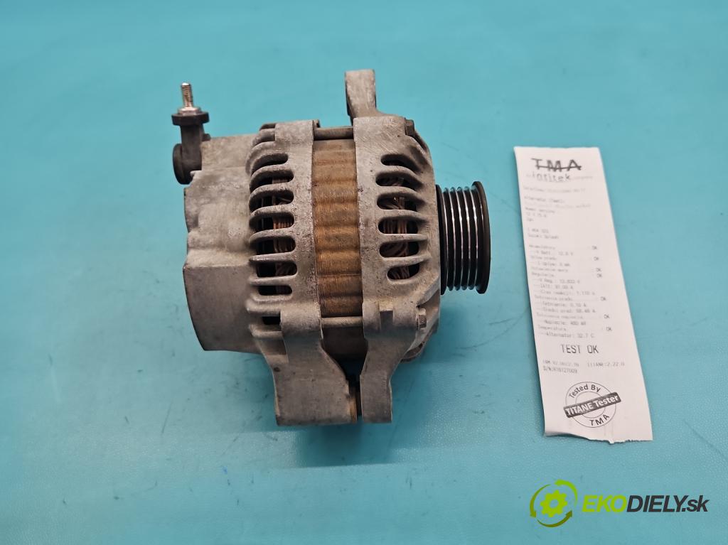Suzuki Splash 1.2 16V 86 HP manual 63 kW 1242 cm3 5- Alternator A5TB1292AE (Alternátor)