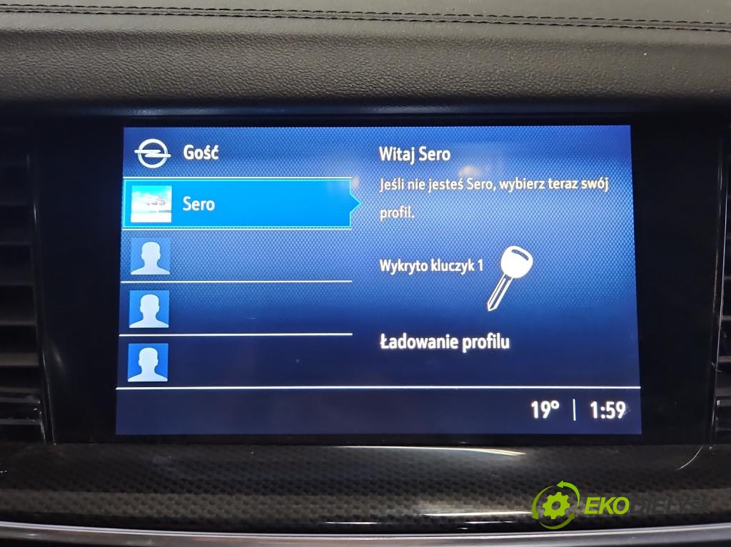 Opel Insignia B 2017-2022 2.0 cdti 174 HP automatic 128 kW 1995 cm3 5- Radio originál 39219212
