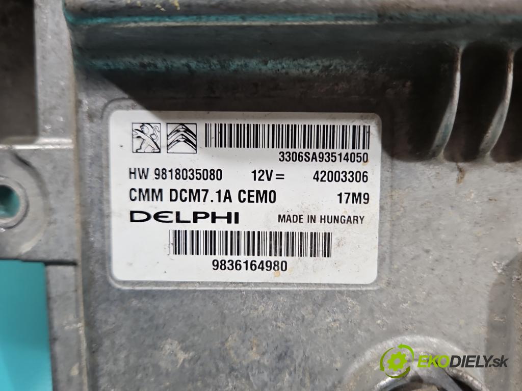 Peugeot Expert III 2016- 2.0 hdi 122 HP manual 90 kW 1997 cm3 5- riadiaca jednotka motora 9836164980