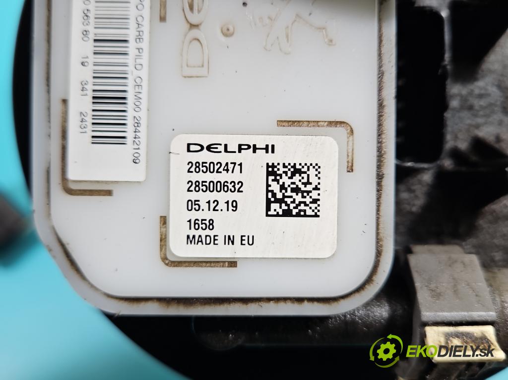 Peugeot Expert III 2016- 2.0 hdi 122 hp manual 90 kW 1997 cm3 5- čerpadlo paliva 9807056380