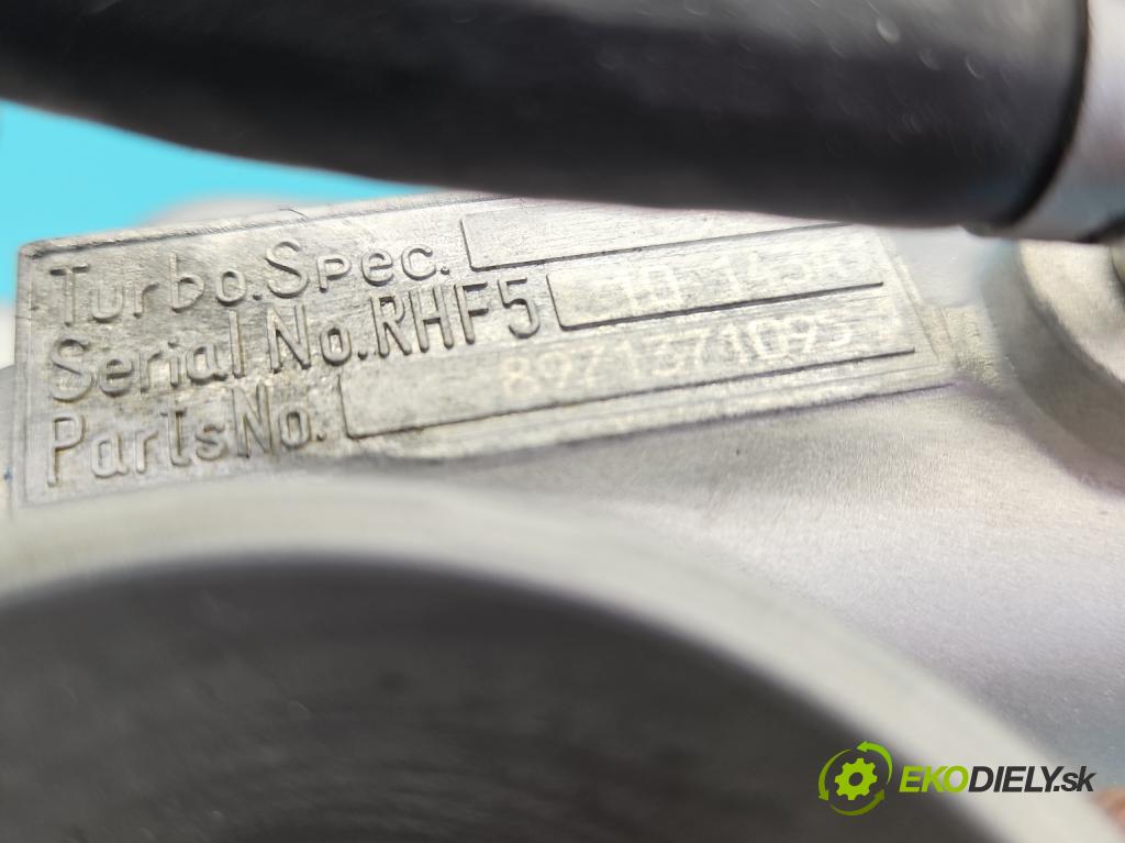 Opel Monterey 1992-1999 3.0 TD manual 117 kW 2999 cm3 5- Turbodmychadlo repasováno 8971371095