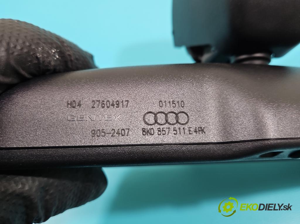 Audi A5 8T 2007-2016 2.0 TFSI 211KM manual 155 kW 1984 cm3 5- zrkadlo uvnitř: 8K0857511E (Spätné zrkadlo vnútorné)