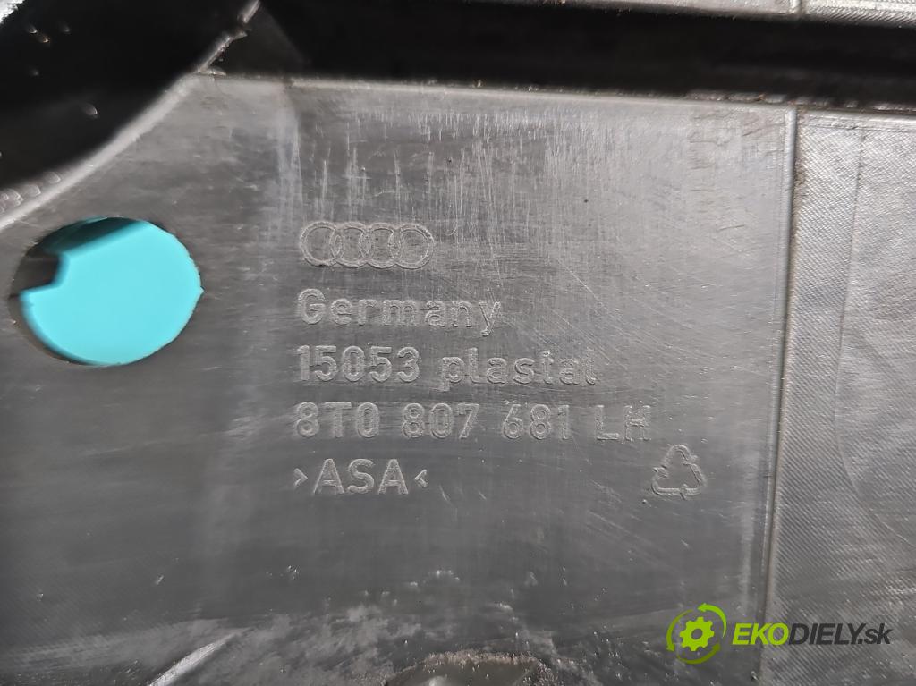 Audi A5 8T 2007-2016 2.0 TFSI 211KM manual 155 kW 1984 cm3 5- blenda mriežka: nárazník ľavé 8T0807681LH
