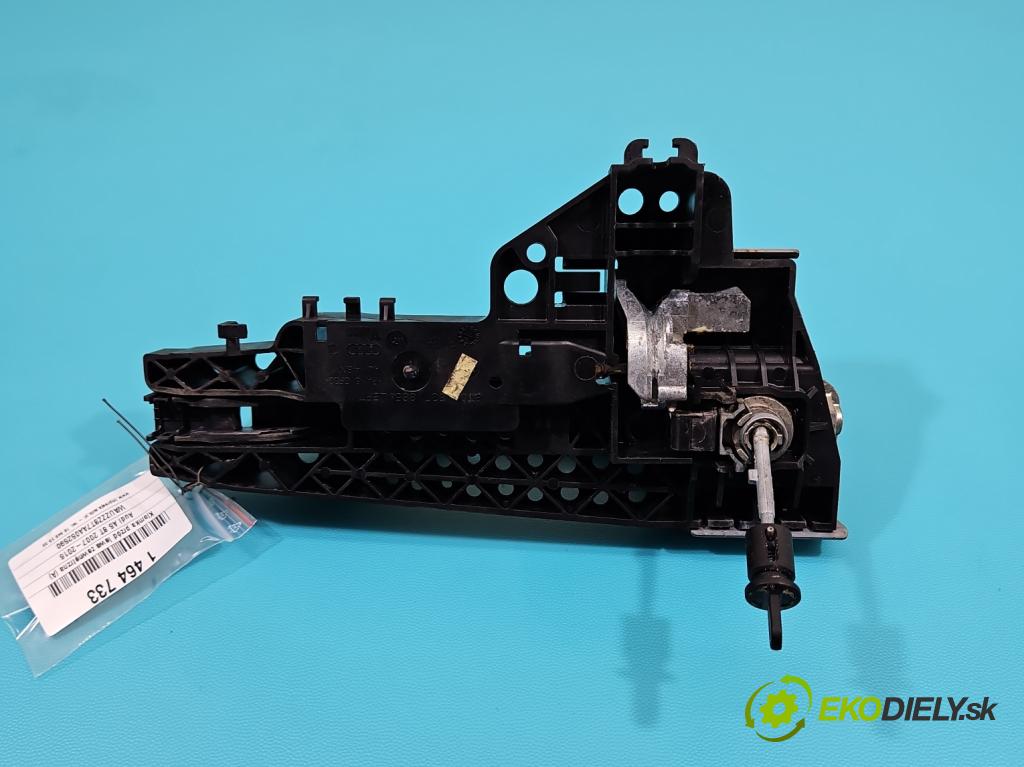 Audi A5 8T 2007-2016 2.0 TFSI 211KM manual 155 kW 1984 cm3 5- rukoväť predné ľavé mimo: 8T0837885A (Kľučka dverí vonkajšia predná ľavá)