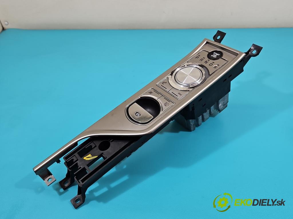 Jaguar XF I X250 2007-2015 5.0 V8 automatic 283 kW 5000 cm3 4- Páka: Změny: stupeň,rýchlosť 9X23-7E453-BB (Rýchlostná páka (kulisa))