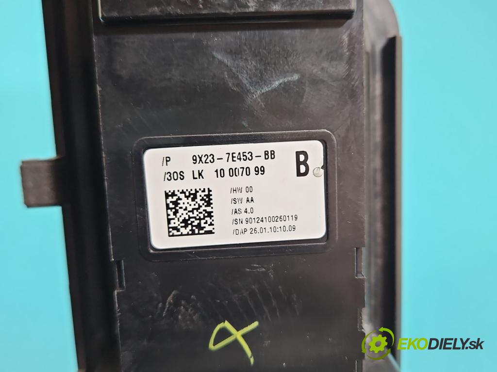 Jaguar XF I X250 2007-2015 5.0 V8 automatic 283 kW 5000 cm3 4- Páka: Změny: stupeň,rýchlosť 9X23-7E453-BB (Rýchlostná páka (kulisa))