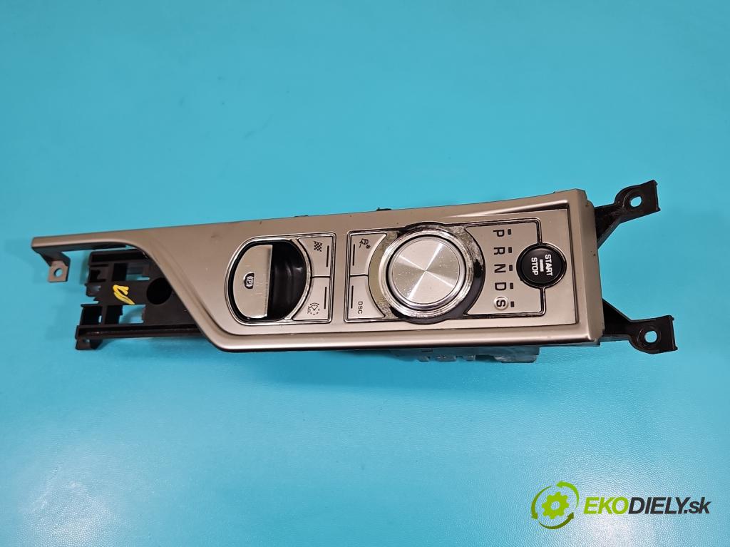 Jaguar XF I X250 2007-2015 5.0 V8 automatic 283 kW 5000 cm3 4- Páka: Změny: stupeň,rýchlosť 9X23-7E453-BB (Rýchlostná páka (kulisa))