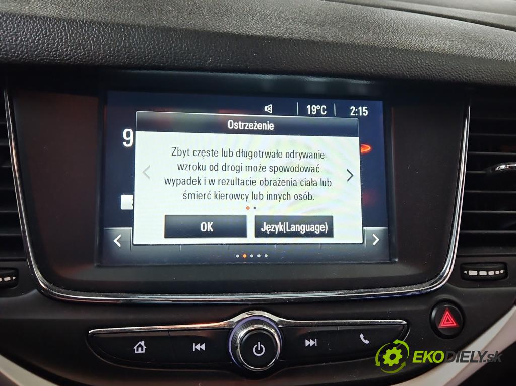 Opel Astra V  2015- 1.6 cdti 110 HP manual 81 kW 1598 cm3 5- Radio originál 42578321