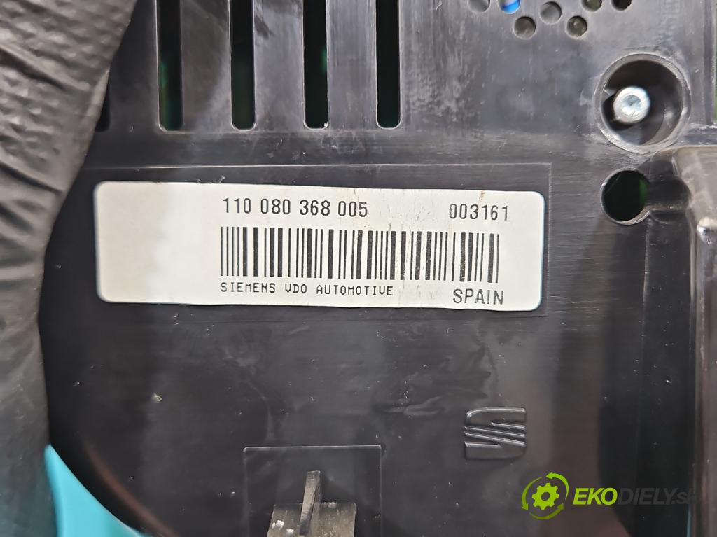 Seat Leon II 2005-2012 1.6 SR 102 HP manual 75 kW 1595 cm3 5- prístrojovka/ budíky 1P0920807 (Prístrojová doska)