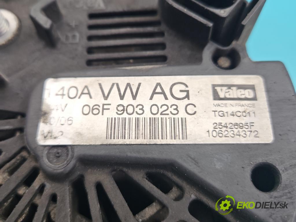 Skoda Octavia II 2004-2013 2.0 tdi 140 HP manual 103 kW 1968 cm3 5- Alternator 06F903023C (Alternátor)