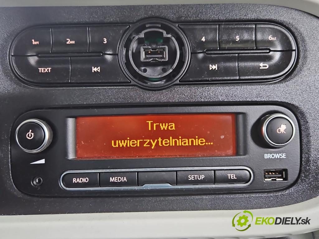 Renault Twingo III 2014-2024 0.0 82 HP automatic 60 kW  5- Radio originál 280218837R