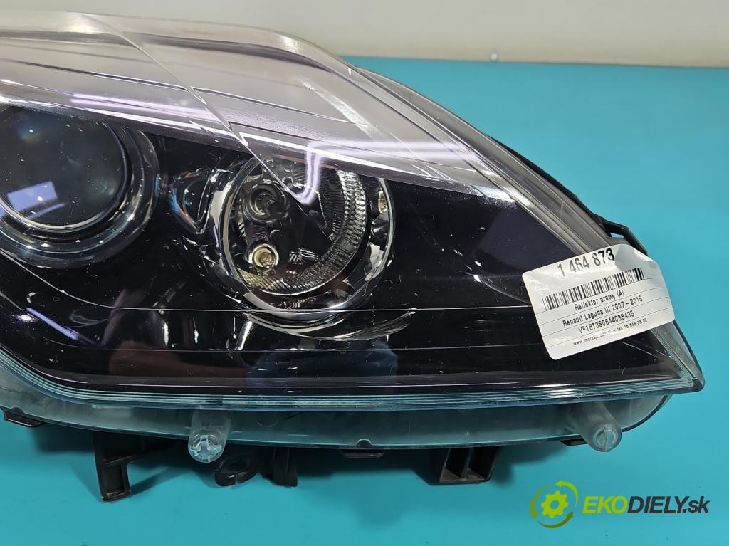 Renault Laguna III 2007-2015 2.0 dci 131 hp manual 96 kW 1995 cm3 5- světlo pravý 260107534R (Pravé)