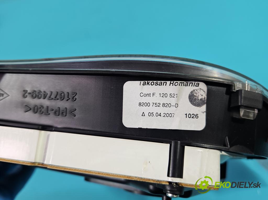 Dacia Logan I 2005-2014 1.5 dci 68 HP manual 50 kW 1461 cm3 5- prístrojovka/ budíky 8200752820 (Prístrojová doska)