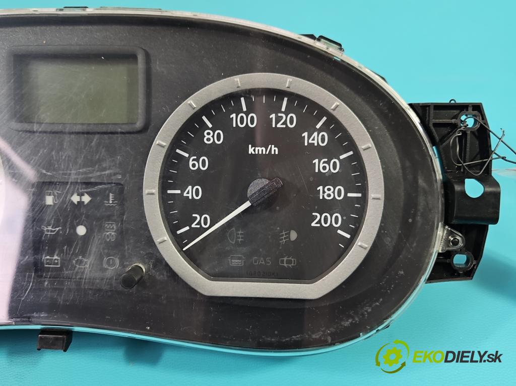 Dacia Logan I 2005-2014 1.5 dci 68 HP manual 50 kW 1461 cm3 5- prístrojovka/ budíky 8200752820 (Prístrojová doska)