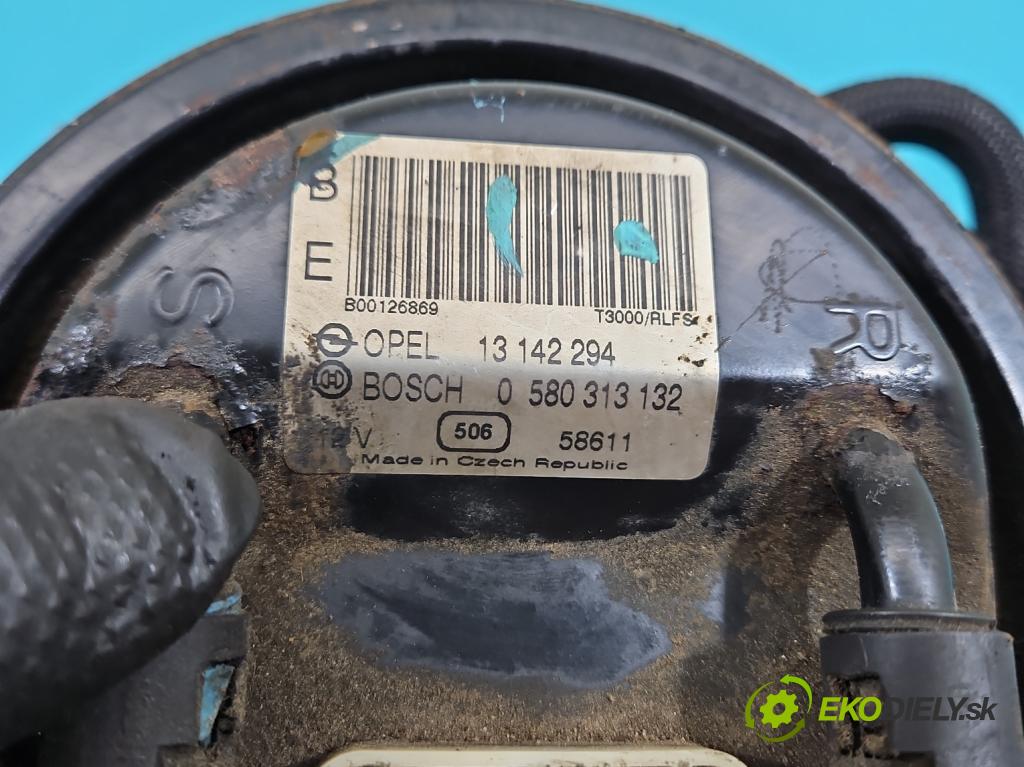 Opel Astra II 1998-2009 1.4 16V 90 hp manual 66 kW 1389 cm3 5- čerpadlo paliva 13142294