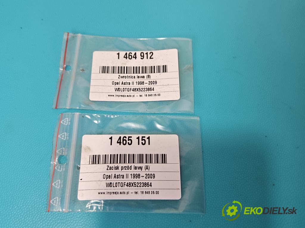 Opel Astra II 1998-2009 1.4 16V 90 hp manual 66 kW 1389 cm3 5- náboj levé  (Náboje)