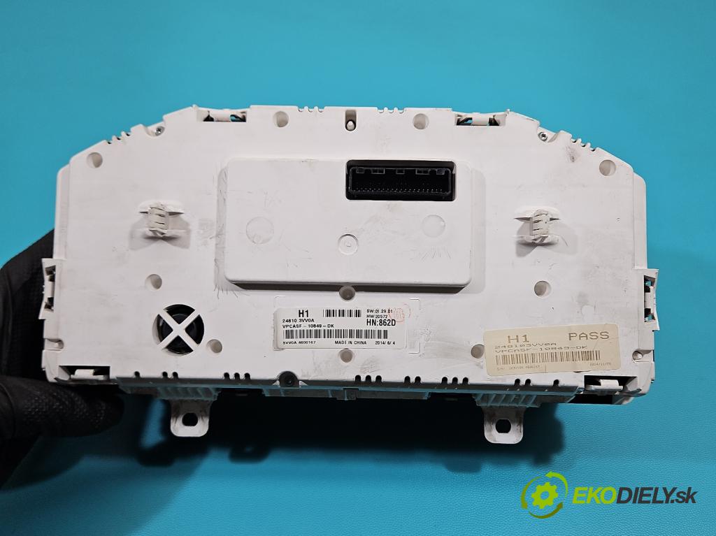 Nissan Note II 2012-2016 1.2 16V 80 HP manual 59 kW 1198 cm3 5- prístrojovka/ budíky 248103VV0A (Prístrojová doska)