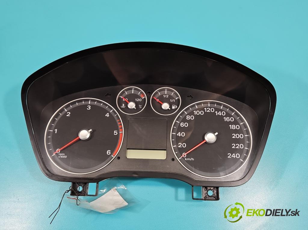 Ford Focus Mk2 2004-2011 1.6 tdci 109 HP manual 80 kW 1560 cm3 5- prístrojovka/ budíky 4M5T-10849-GS (Prístrojová doska)