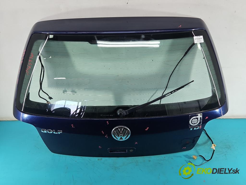 Vw Golf IV 1997-2003 1.9 tdi 101 hp manual 74 kW 1896 cm3 5- zadní kufrové dveře  (Zadní kapoty)