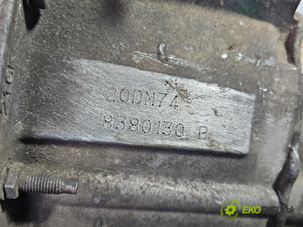 Peugeot 307 2.0 16V 140 HP manual 103 kW 1997 cm3 5- prevodovka stupeň,rýchlosť manual 20DM74